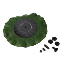 Solar Powered Floating Lily Pad Fountain